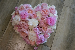 Coeur rose pastel