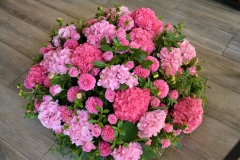Coussin Camaïeu de roses