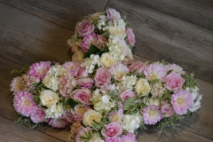 Croix rose et blanche