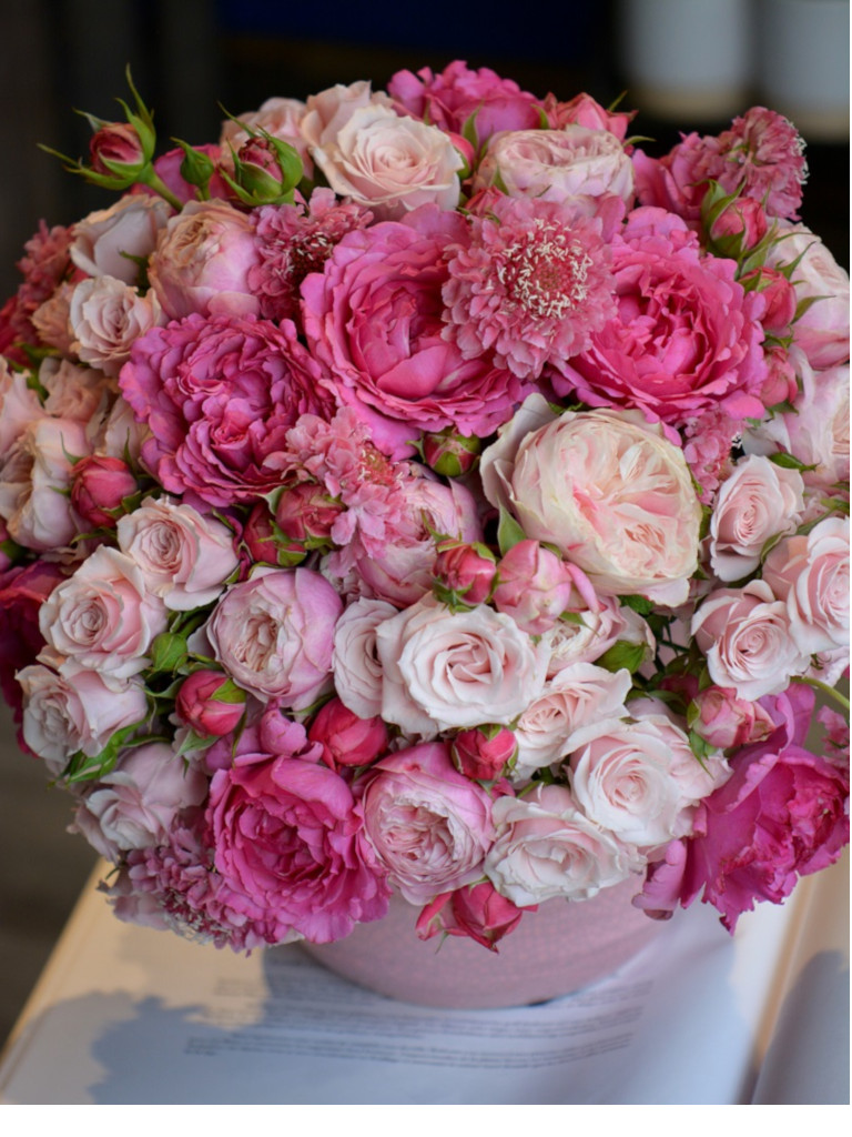 Bouquet de roses de jardin parfumées - Marie Paolini